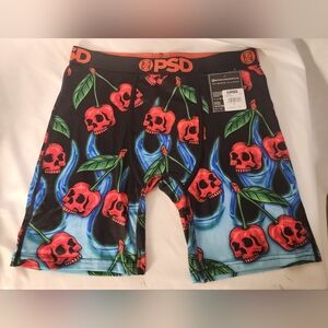PSD Underwear Men's Cherry Bomb Boxer Brief Medium